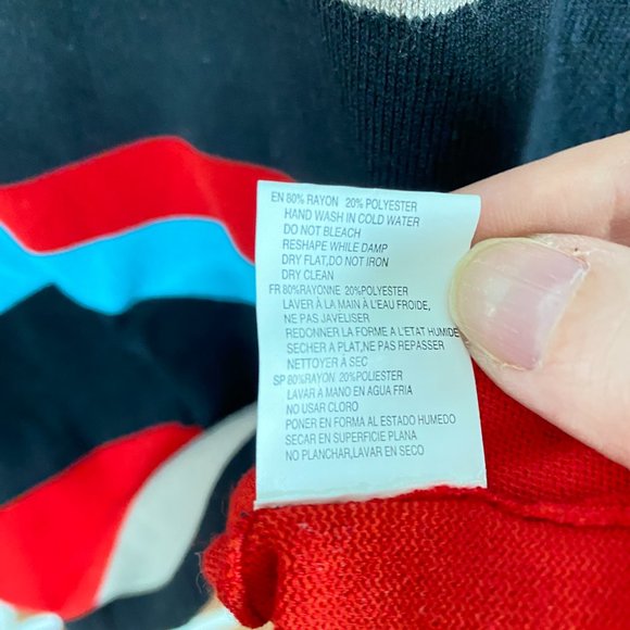 Ripe Multi-coloured Tight Mini Bodycon Short Sleeved Knit Dress - Picture 10 of 11